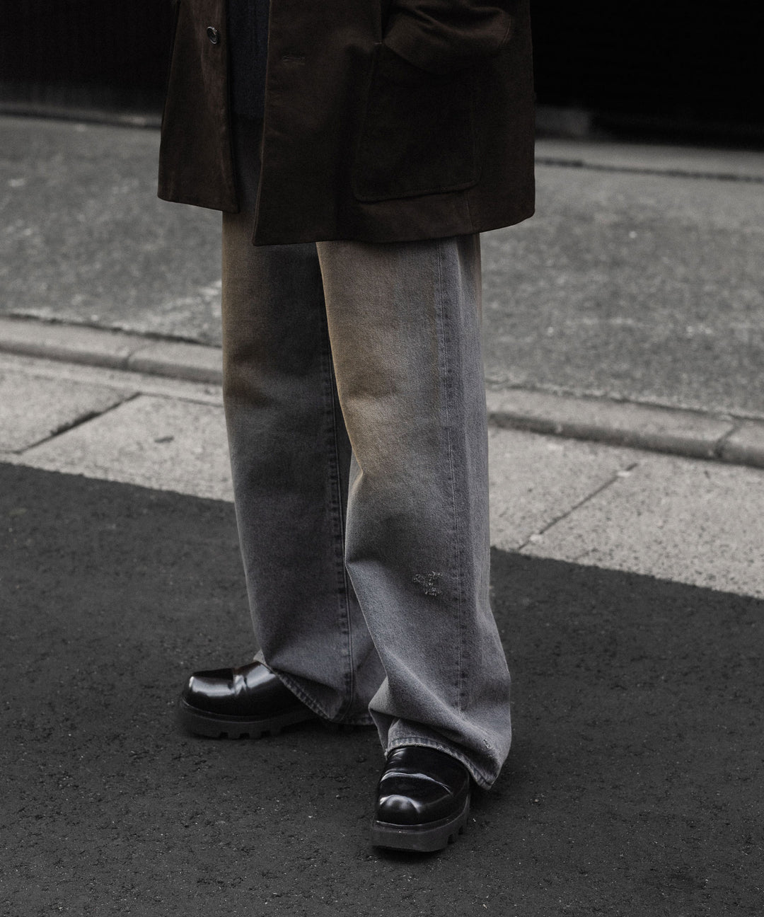 ssstein(シュタイン)のLOOSE DENIM JEANS - GREYの公式通販サイトsession福岡セレクトショップ