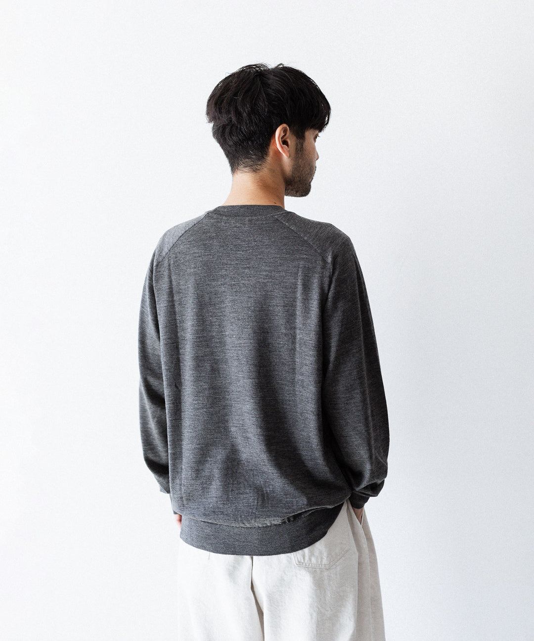 UMEDA ウメダニットの16GG CREW NECK PULLOVER - GREYの公式通販サイトsession福岡セレクトショップ