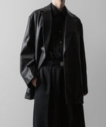 画像をギャラリービューアに読み込む, ssstein(シュタイン)の24AWコレクション LEATHER DOUBLE BRESTED JACKET - BLACK 公式通販サイトsession福岡セレクトショップ
