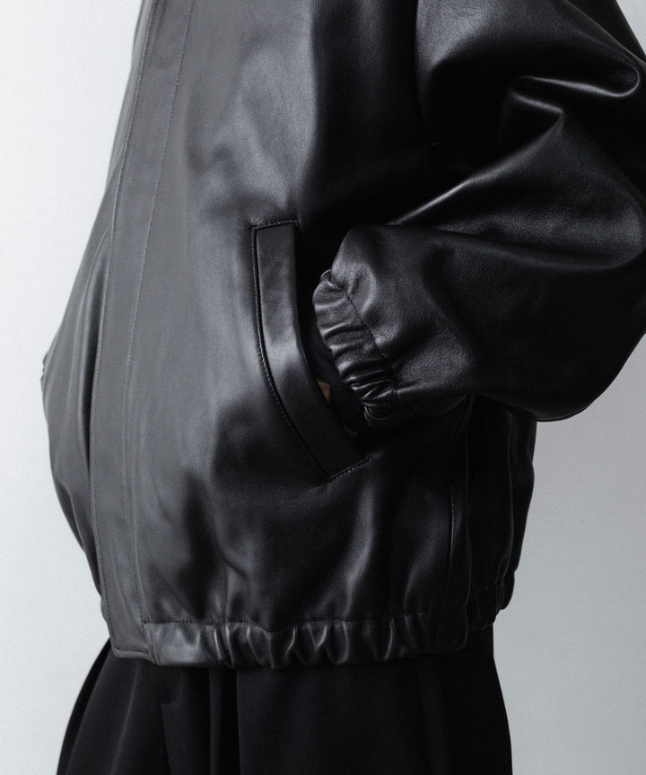 ssstein(シュタイン)のSHEEP LEATHER ZIP SHORT JACKET - BLACKの公式通販サイトsession福岡セレクトショップ