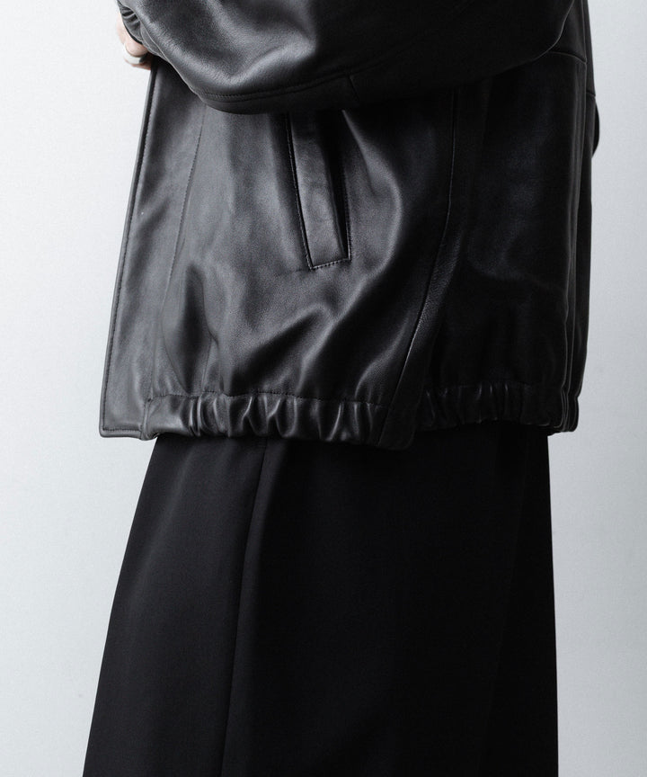 ssstein(シュタイン)のSHEEP LEATHER ZIP SHORT JACKET - BLACKの公式通販サイトsession福岡セレクトショップ