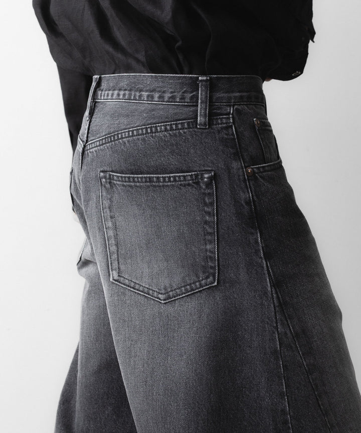 ssstein(シュタイン)のDEFORMATION WIDE DENIM PANTS - BLACKの公式通販サイトsession福岡セレクトショップ