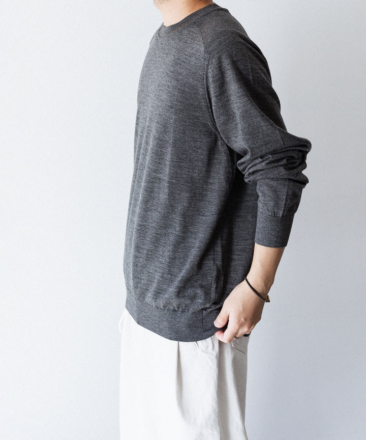 UMEDA ウメダニットの16GG CREW NECK PULLOVER - GREYの公式通販サイトsession福岡セレクトショップ