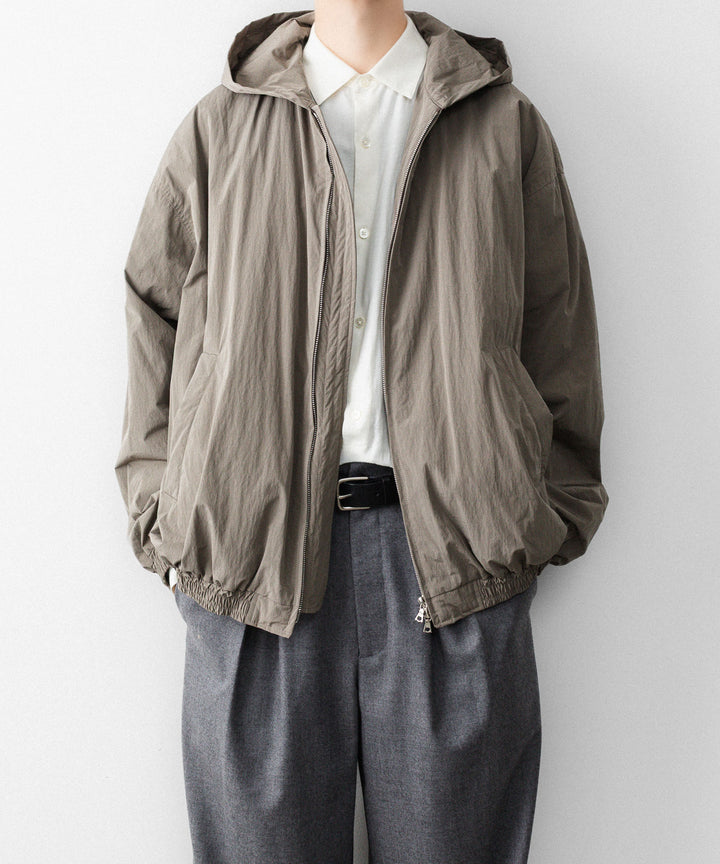 ssstein(シュタイン)のWINDPROOF NYLON PADDED HOOD JACKET - TAUPEの公式通販サイトsession福岡セレクトショップ