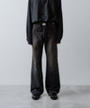 【ssstein】FLARE DENIM JEANS - BLACK