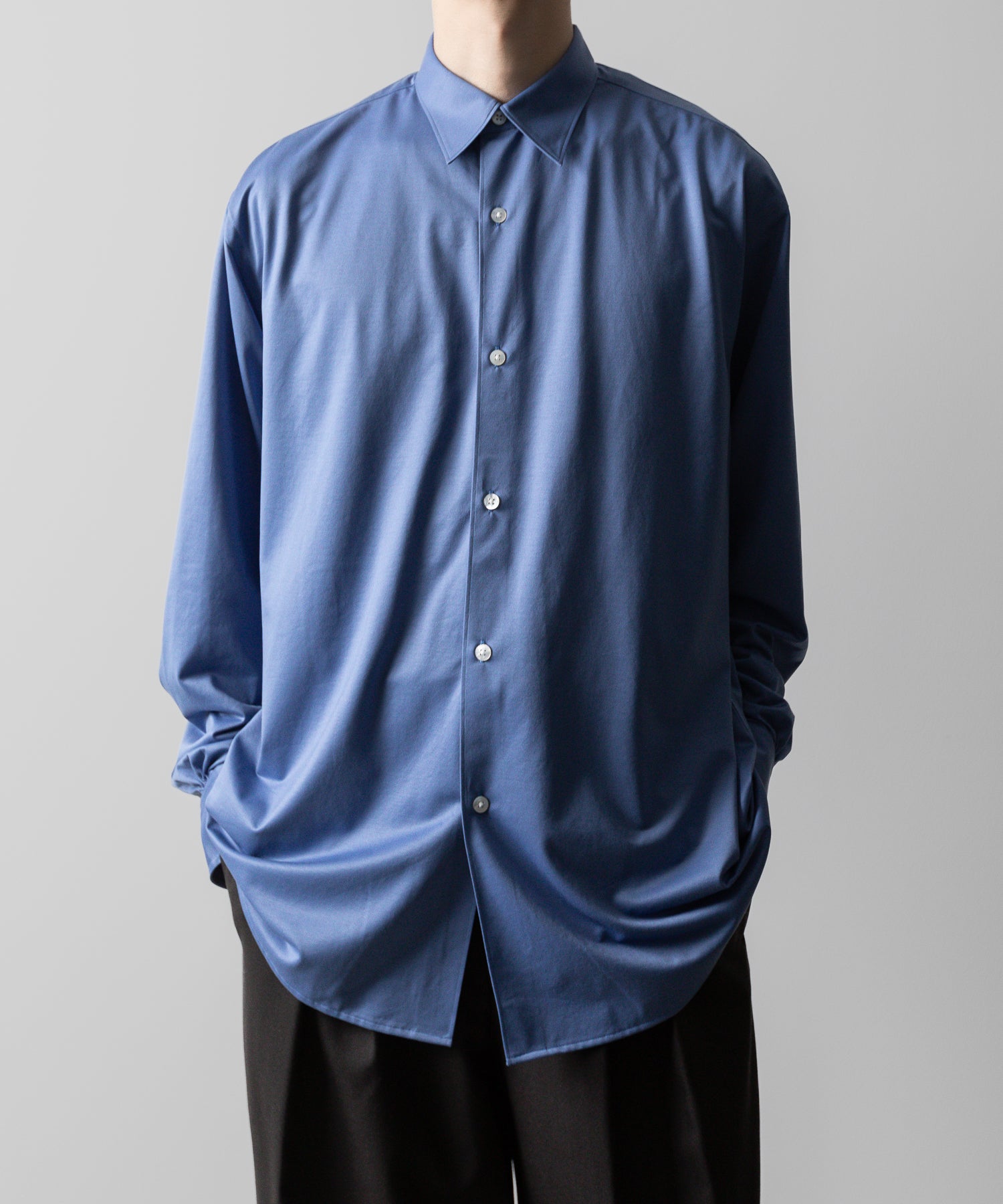 KANEMASA PHIL. カネマサフィルの46G MODEST SHIRT - ULTRAMARINEの公式通販サイトsession福岡セレクトショップ