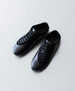 画像をギャラリービューアに読み込む, 【 SINE &amp; COSINE 】JOHAN / SNEAKER VIBRAM ZEGAMA - WASHED COW / BRUSHED SUEDE BLACK
