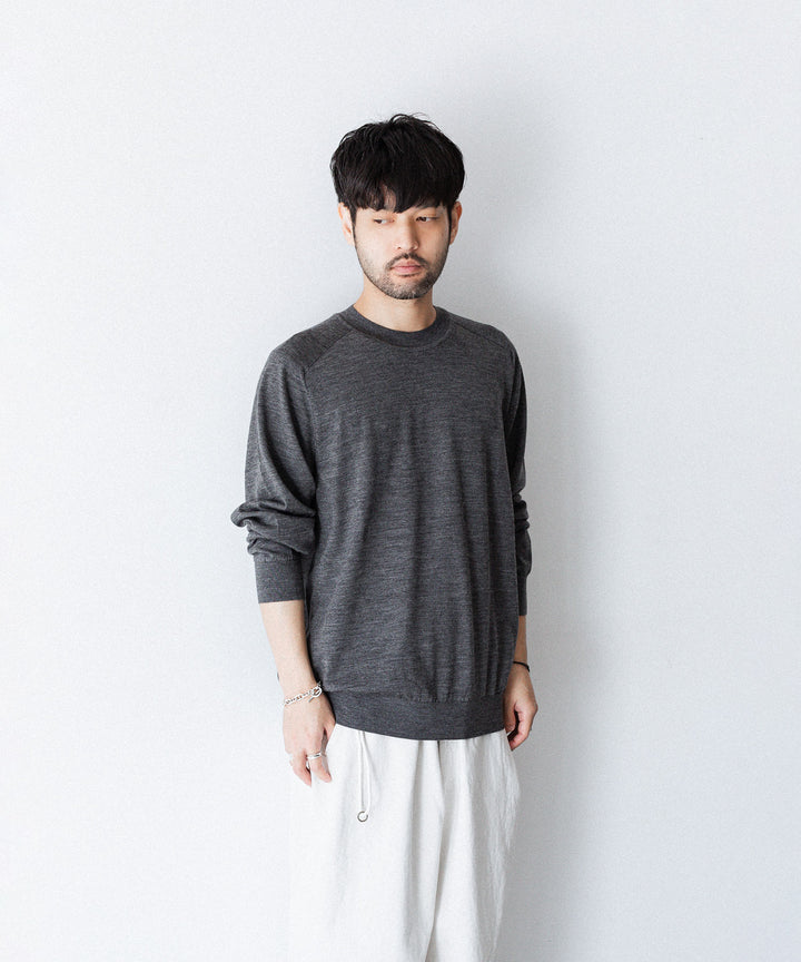 UMEDA ウメダニットの16GG CREW NECK PULLOVER - GREYの公式通販サイトsession福岡セレクトショップ