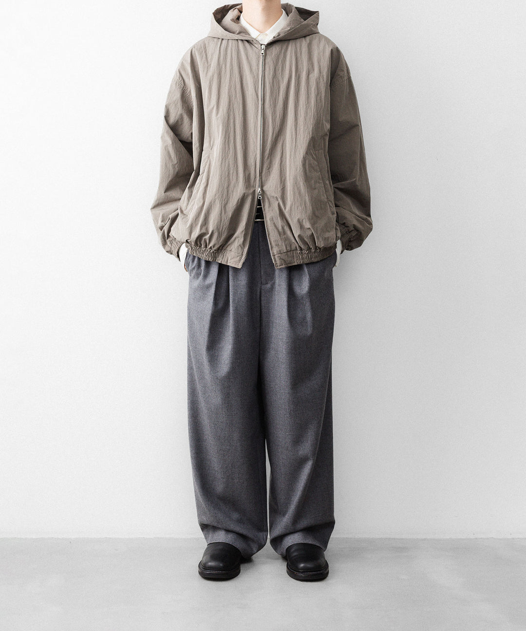 ssstein(シュタイン)のWINDPROOF NYLON PADDED HOOD JACKET - TAUPEの公式通販サイトsession福岡セレクトショップ