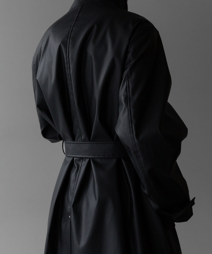 stein(シュタイン)の24SSコレクションOVERSIZED BALMACAAN COATのBLACK(COATING)
