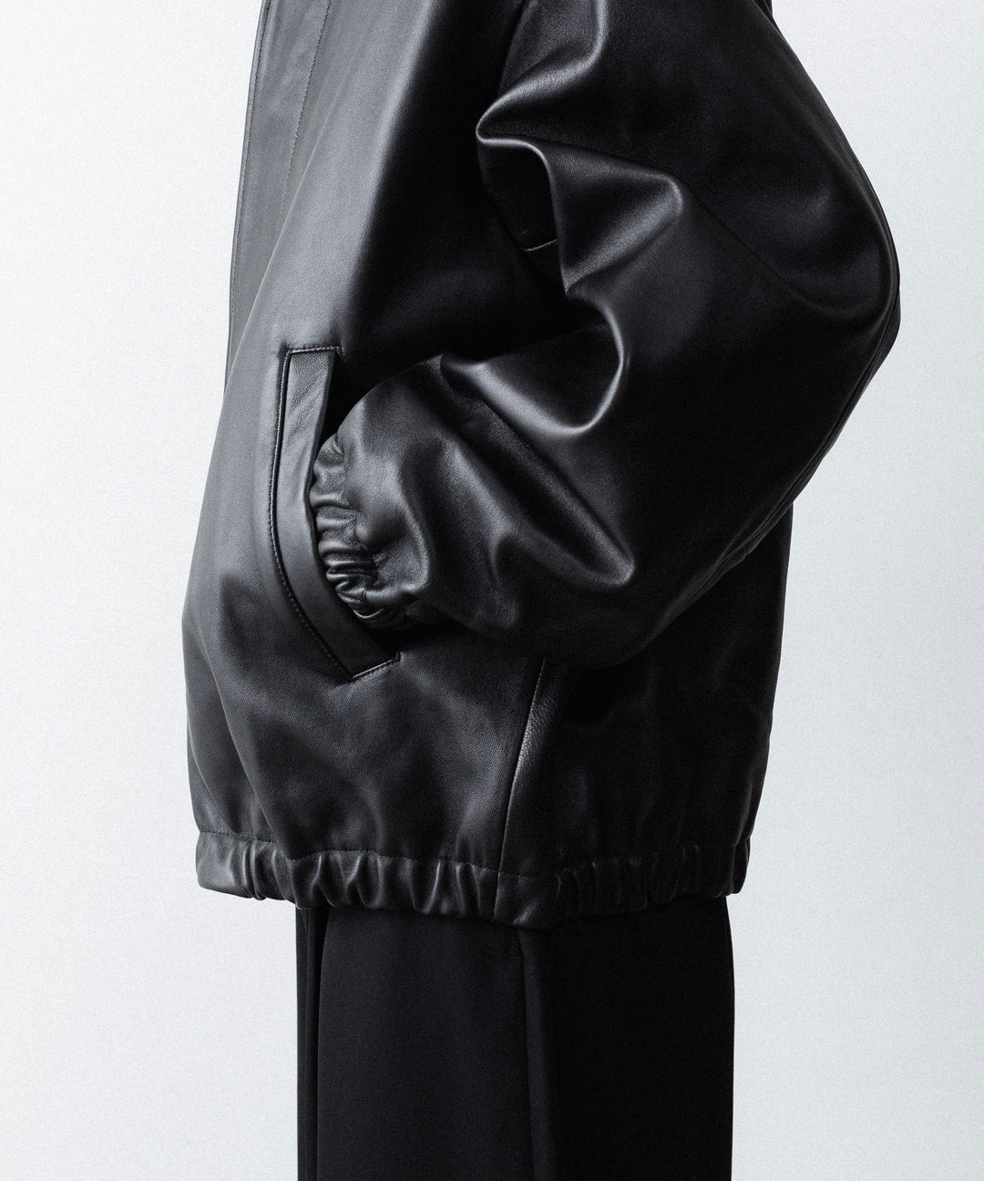 ssstein(シュタイン)のSHEEP LEATHER ZIP SHORT JACKET - BLACKの公式通販サイトsession福岡セレクトショップ