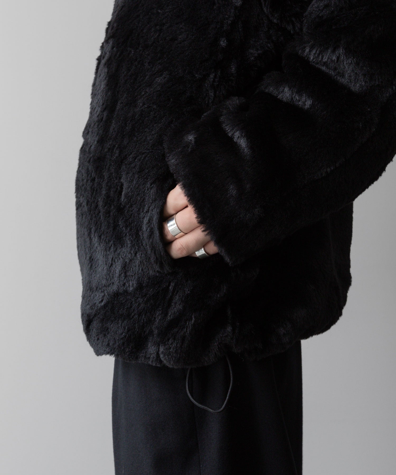 ssstein(シュタイン)の24AWコレクション ACRYLIC FUR JACKET - BLACK 公式通販サイトsession福岡セレクトショップ