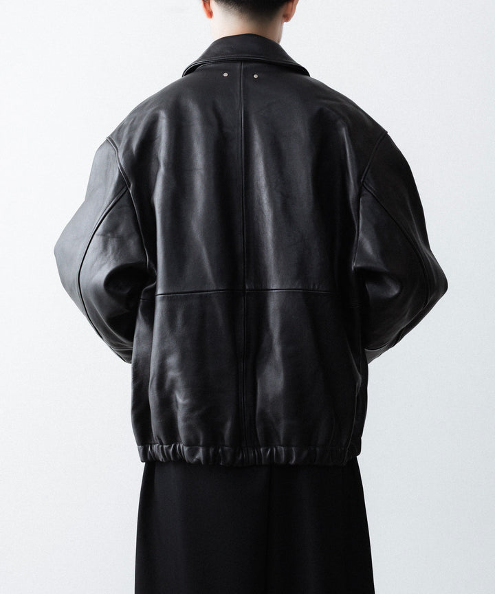 ssstein(シュタイン)のSHEEP LEATHER ZIP SHORT JACKET - BLACKの公式通販サイトsession福岡セレクトショップ
