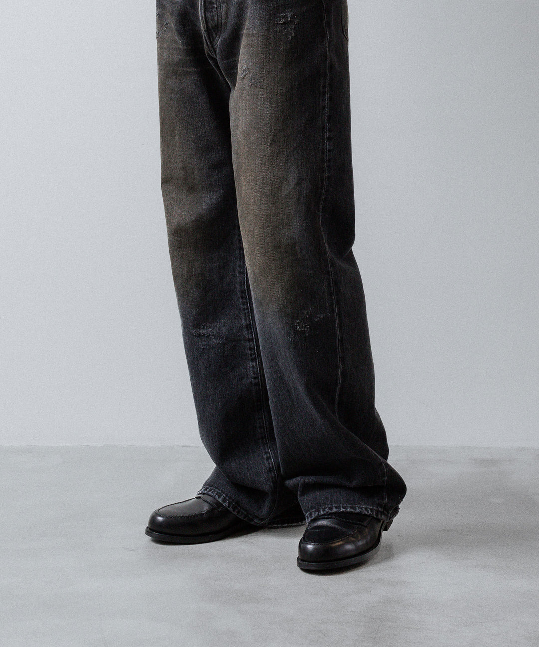 ssstein(シュタイン)のFLARE DENIM JEANS - BLACKの公式通販サイトsession福岡セレクトショップ