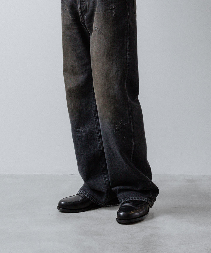ssstein(シュタイン)のFLARE DENIM JEANS - BLACKの公式通販サイトsession福岡セレクトショップ