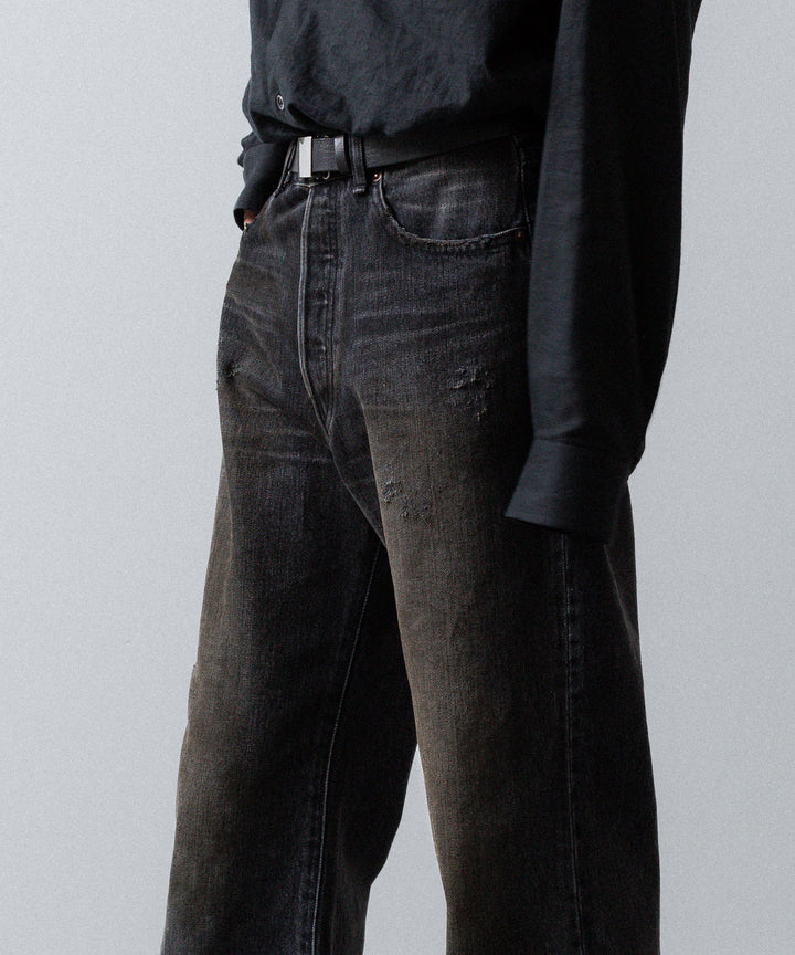ssstein(シュタイン)のFLARE DENIM JEANS - BLACKの公式通販サイトsession福岡セレクトショップ