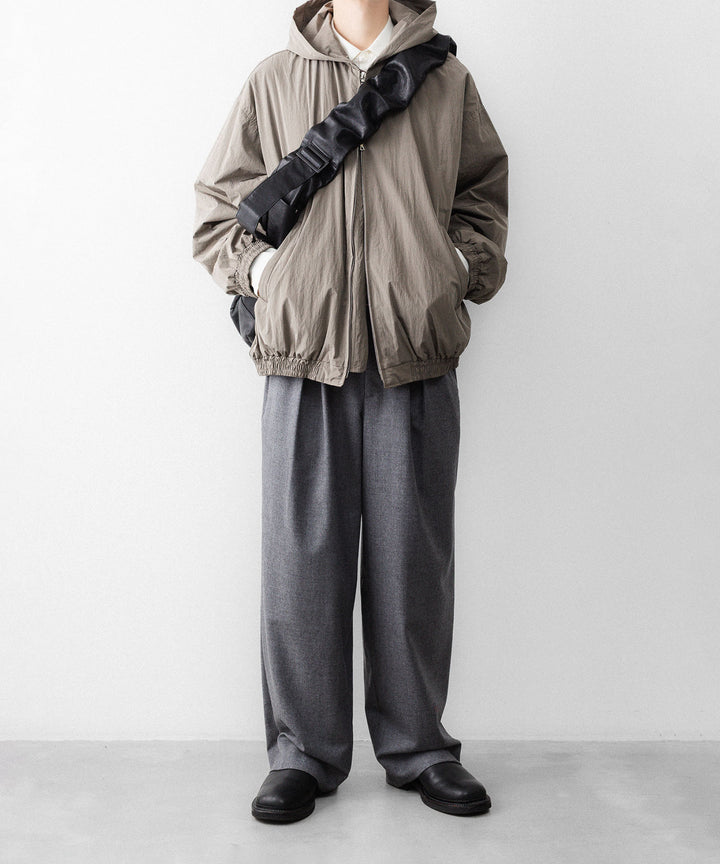 ssstein(シュタイン)のWINDPROOF NYLON PADDED HOOD JACKET - TAUPEの公式通販サイトsession福岡セレクトショップ