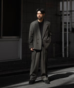 画像をギャラリービューアに読み込む, INTÉRIM - インテリムのMILITARY WOOL SERGE PIPING DOUBLE JACKETのDUST GRAY公式通販サイトsession福岡セレクトショップ
