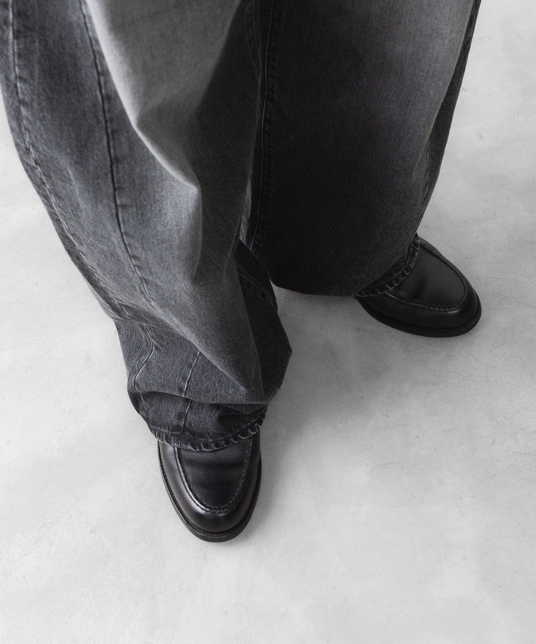 ssstein(シュタイン)のDEFORMATION WIDE DENIM PANTS - BLACKの公式通販サイトsession福岡セレクトショップ
