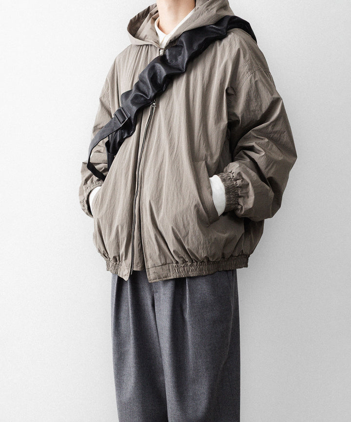 ssstein(シュタイン)のWINDPROOF NYLON PADDED HOOD JACKET - TAUPEの公式通販サイトsession福岡セレクトショップ