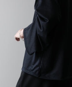 INTÉRIM(インテリム)のHYPER BIG EXTRA FINE MERINO WOOL JERSEY FOOTBALL L/S TEE - NAVYの公式通販サイトsession福岡セレクトショップ