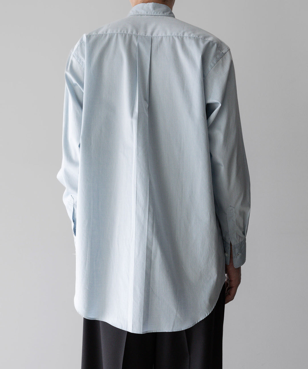 【INTÉRIM】インテリムの200/2 SUPIMA TWILL REGULAR COLLAR SHIRT - L.BLUE公式通販サイトsession福岡セレクトショップ