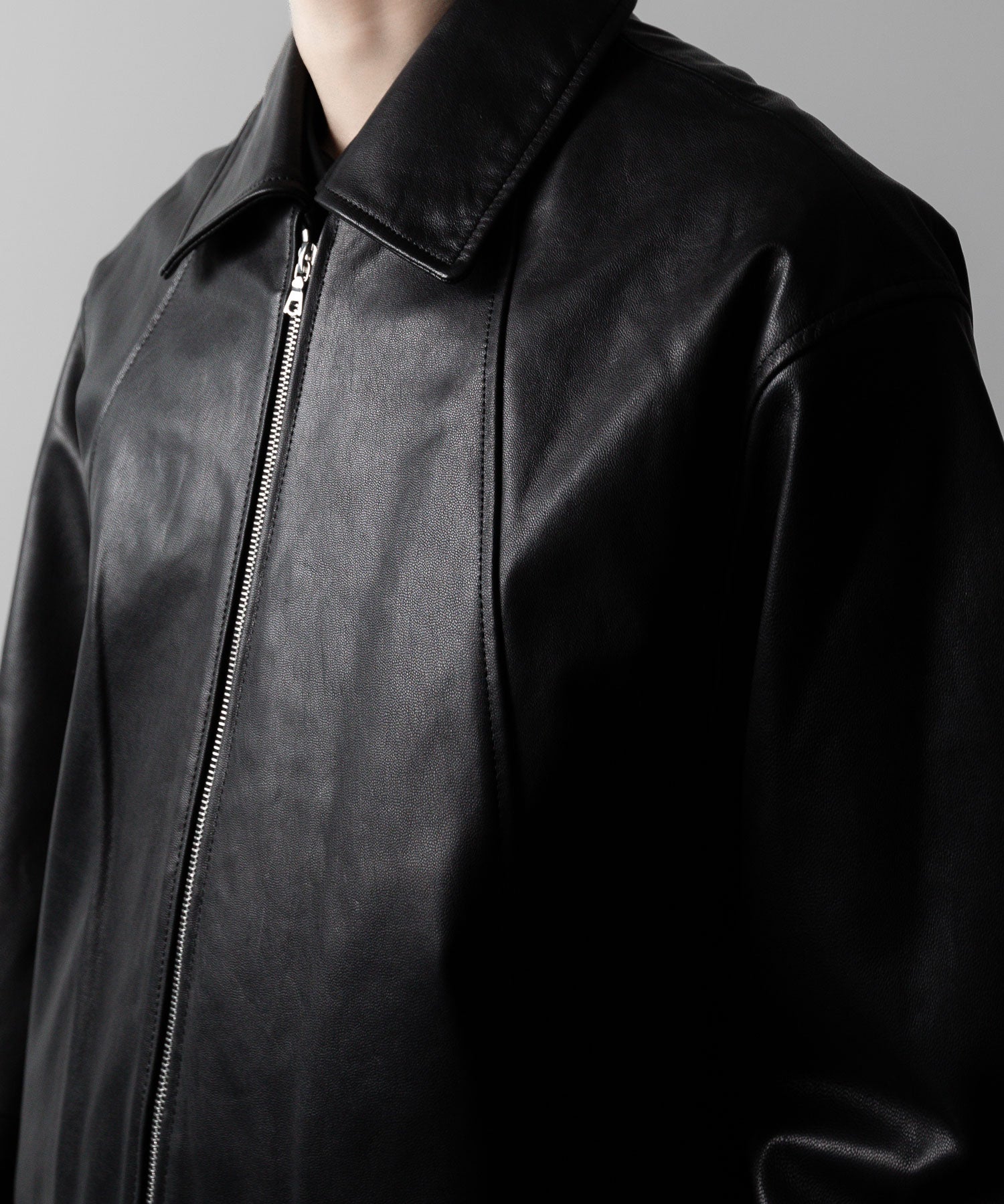 ssstein(シュタイン)の24AWコレクション LEATHER ZIP SHORT JACKET - BLACK 公式通販サイトsession福岡セレクトショップ