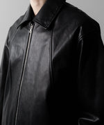 画像をギャラリービューアに読み込む, ssstein(シュタイン)の24AWコレクション LEATHER ZIP SHORT JACKET - BLACK 公式通販サイトsession福岡セレクトショップ
