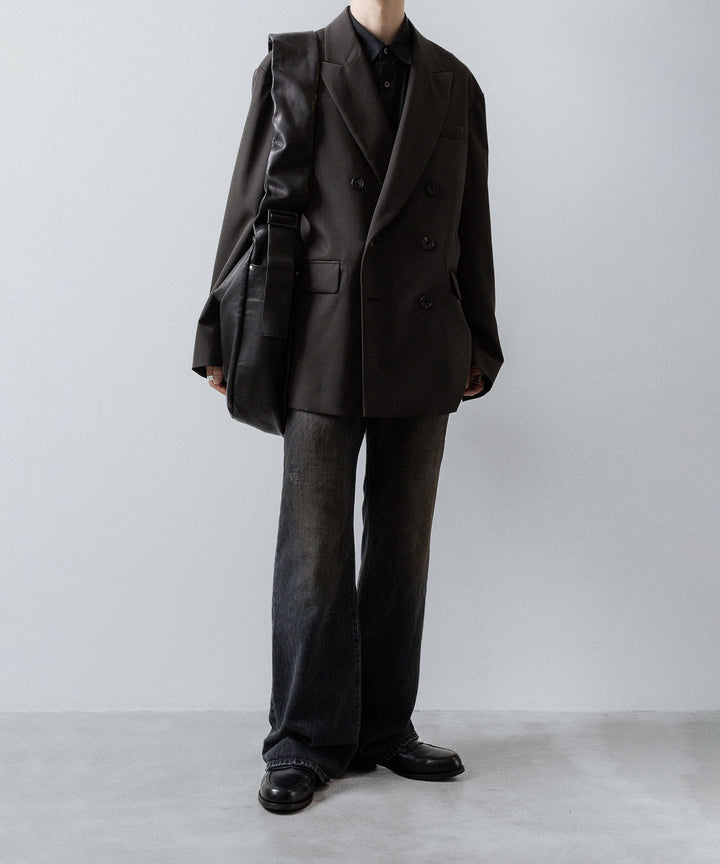 ssstein(シュタイン)のOVERSIZED DOUBLE BREASTED JACKET - GREY KHAKIの公式通販サイトsession福岡セレクトショップ
