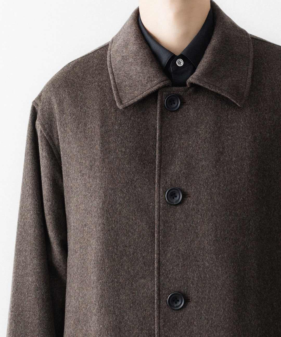 ssstein(シュタイン)のWOOL DOESKIN OVERSIZED INVESTIGATED COAT - GREY BROWNの公式通販サイトsession福岡セレクトショップ