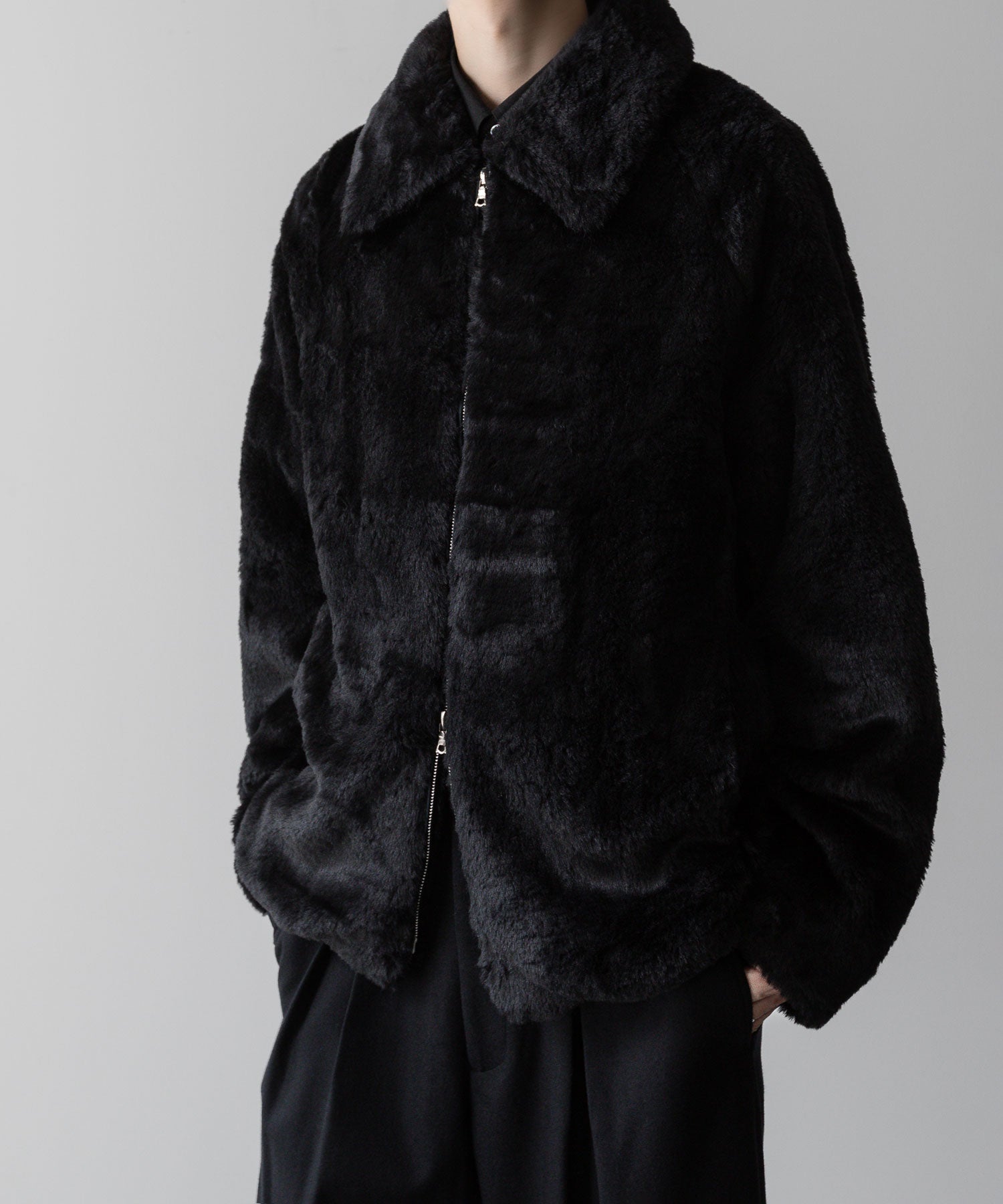 ssstein(シュタイン)の24AWコレクション ACRYLIC FUR JACKET - BLACK 公式通販サイトsession福岡セレクトショップ