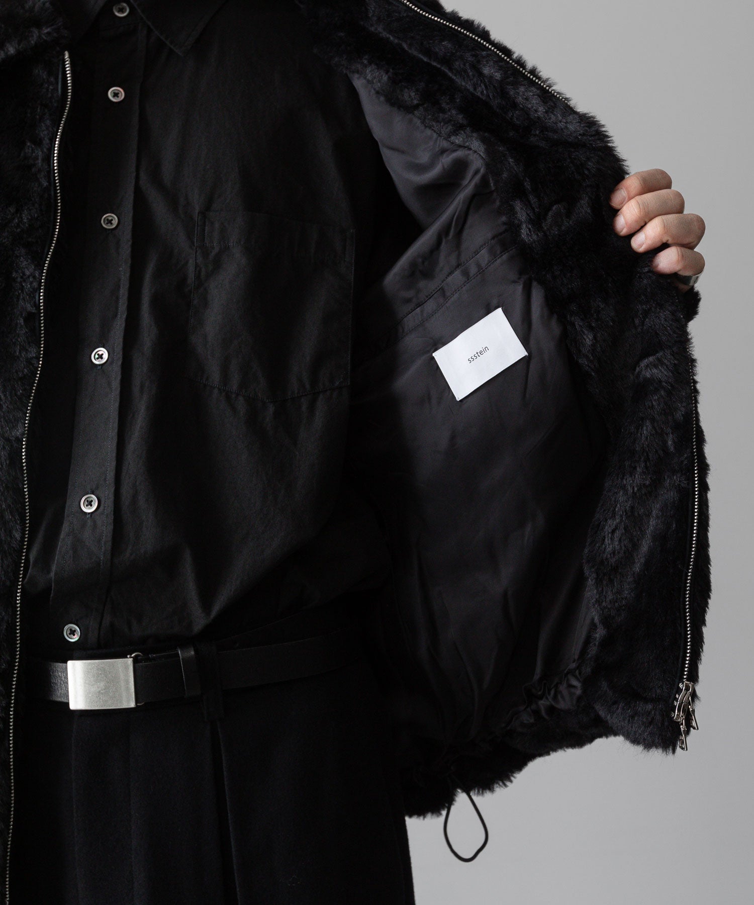 ssstein(シュタイン)の24AWコレクション ACRYLIC FUR JACKET - BLACK 公式通販サイトsession福岡セレクトショップ