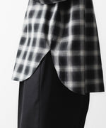 画像をギャラリービューアに読み込む, ssstein(シュタイン)のCOTTON VISCOSE OVERSIZED LS SHIRT - BLACK OMBREの公式通販サイトsession福岡セレクトショップ
