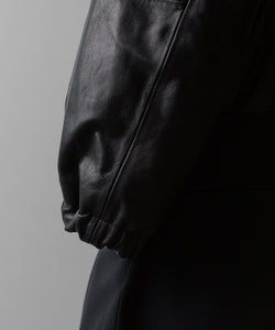 ssstein(シュタイン)の24AWコレクション LEATHER ZIP SHORT JACKET - BLACK 公式通販サイトsession福岡セレクトショップ