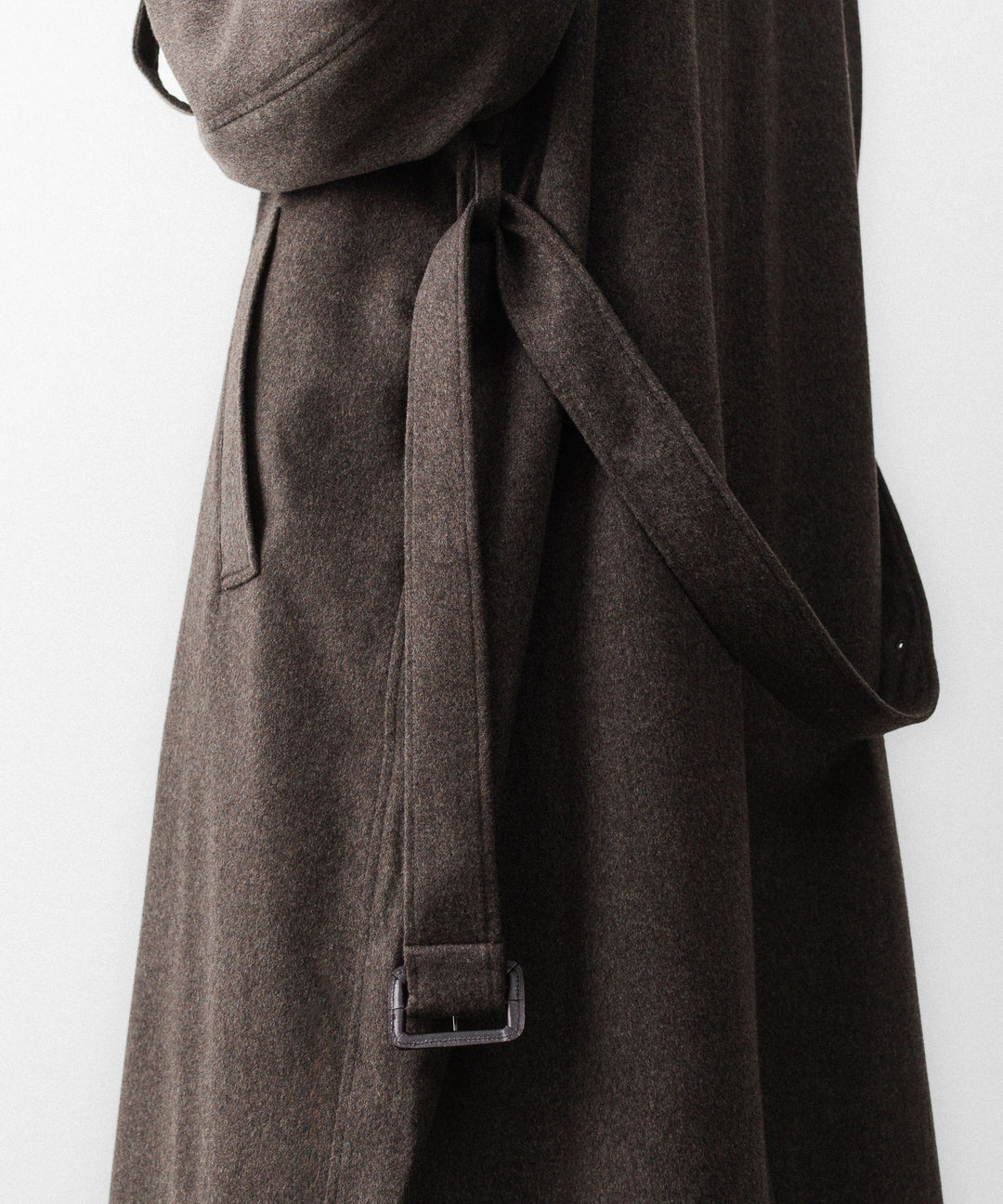 ssstein(シュタイン)のWOOL DOESKIN OVERSIZED INVESTIGATED COAT - GREY BROWNの公式通販サイトsession福岡セレクトショップ