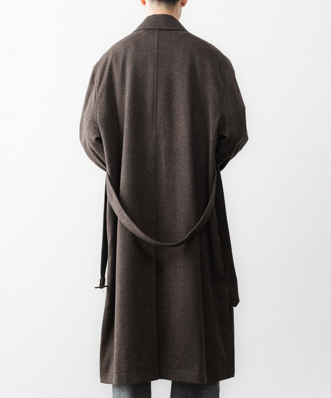ssstein(シュタイン)のWOOL DOESKIN OVERSIZED INVESTIGATED COAT - GREY BROWNの公式通販サイトsession福岡セレクトショップ