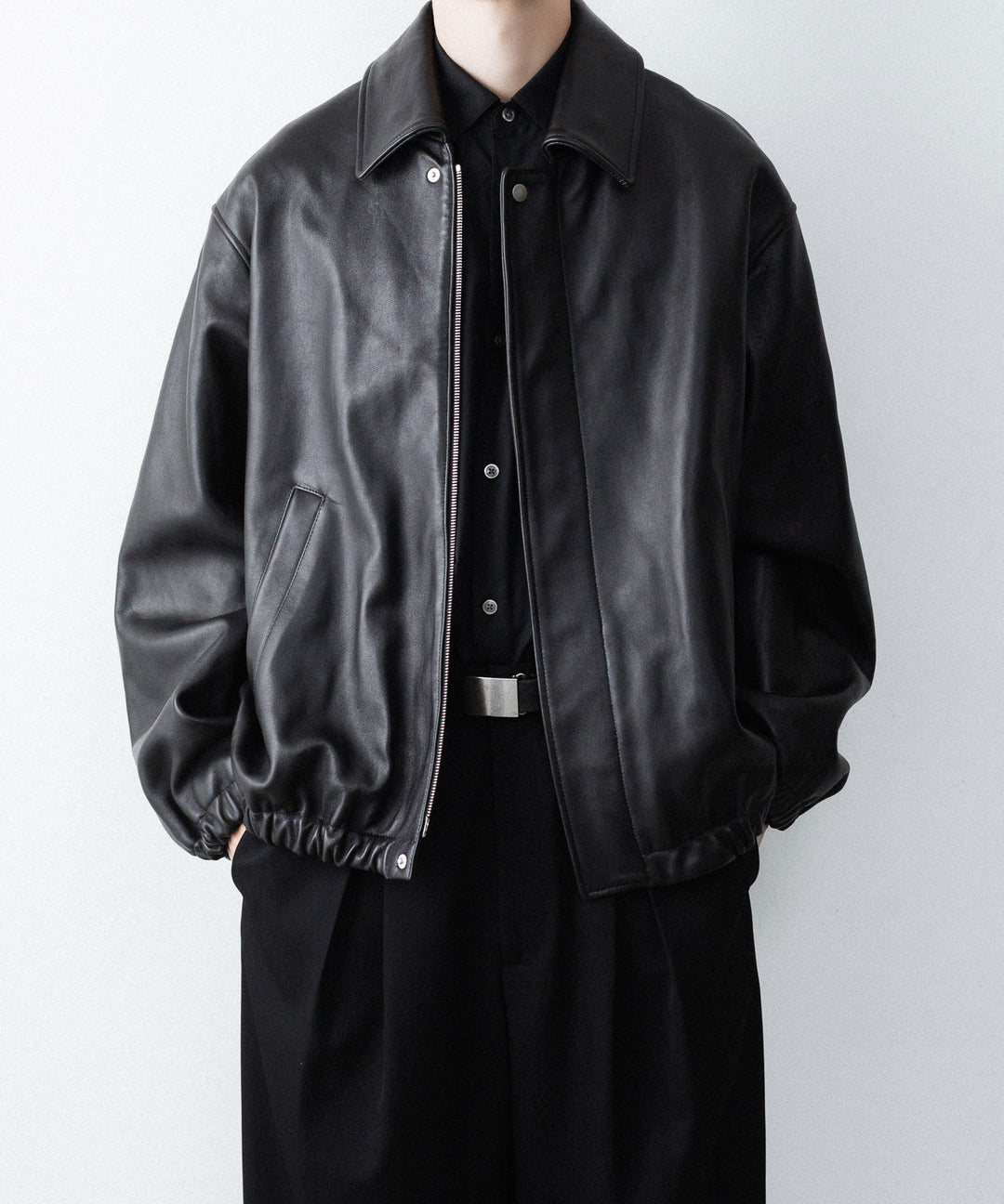 ssstein(シュタイン)のSHEEP LEATHER ZIP SHORT JACKET - BLACKの公式通販サイトsession福岡セレクトショップ