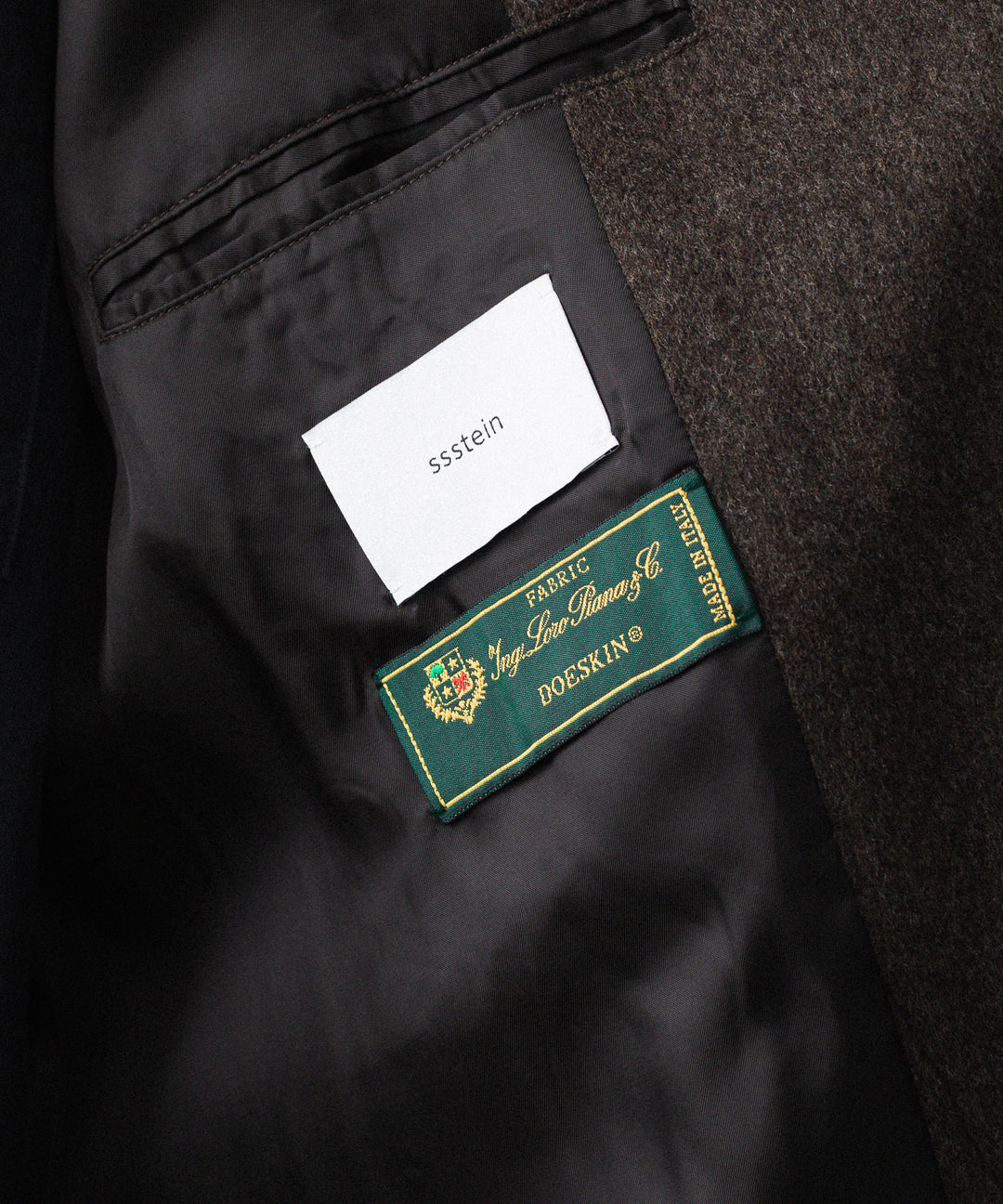 ssstein(シュタイン)のWOOL DOESKIN OVERSIZED INVESTIGATED COAT - GREY BROWNの公式通販サイトsession福岡セレクトショップ