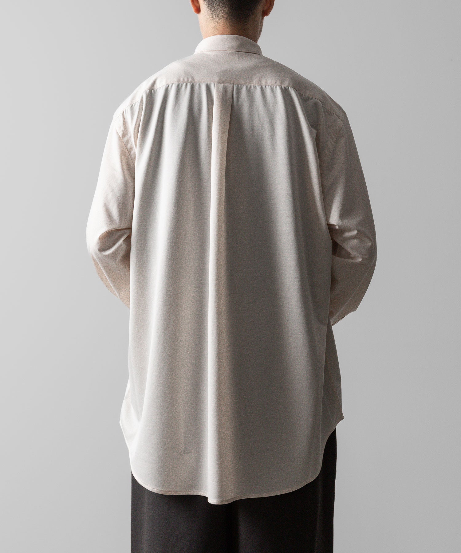 KANEMASA PHIL. カネマサフィルの46G MODEST SHIRT - PINK BEIGEの公式通販サイトsession福岡セレクトショップ