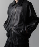 画像をギャラリービューアに読み込む, ssstein(シュタイン)の24AWコレクション LEATHER ZIP SHORT JACKET - BLACK 公式通販サイトsession福岡セレクトショップ
