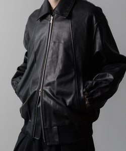 ssstein(シュタイン)の24AWコレクション LEATHER ZIP SHORT JACKET - BLACK 公式通販サイトsession福岡セレクトショップ