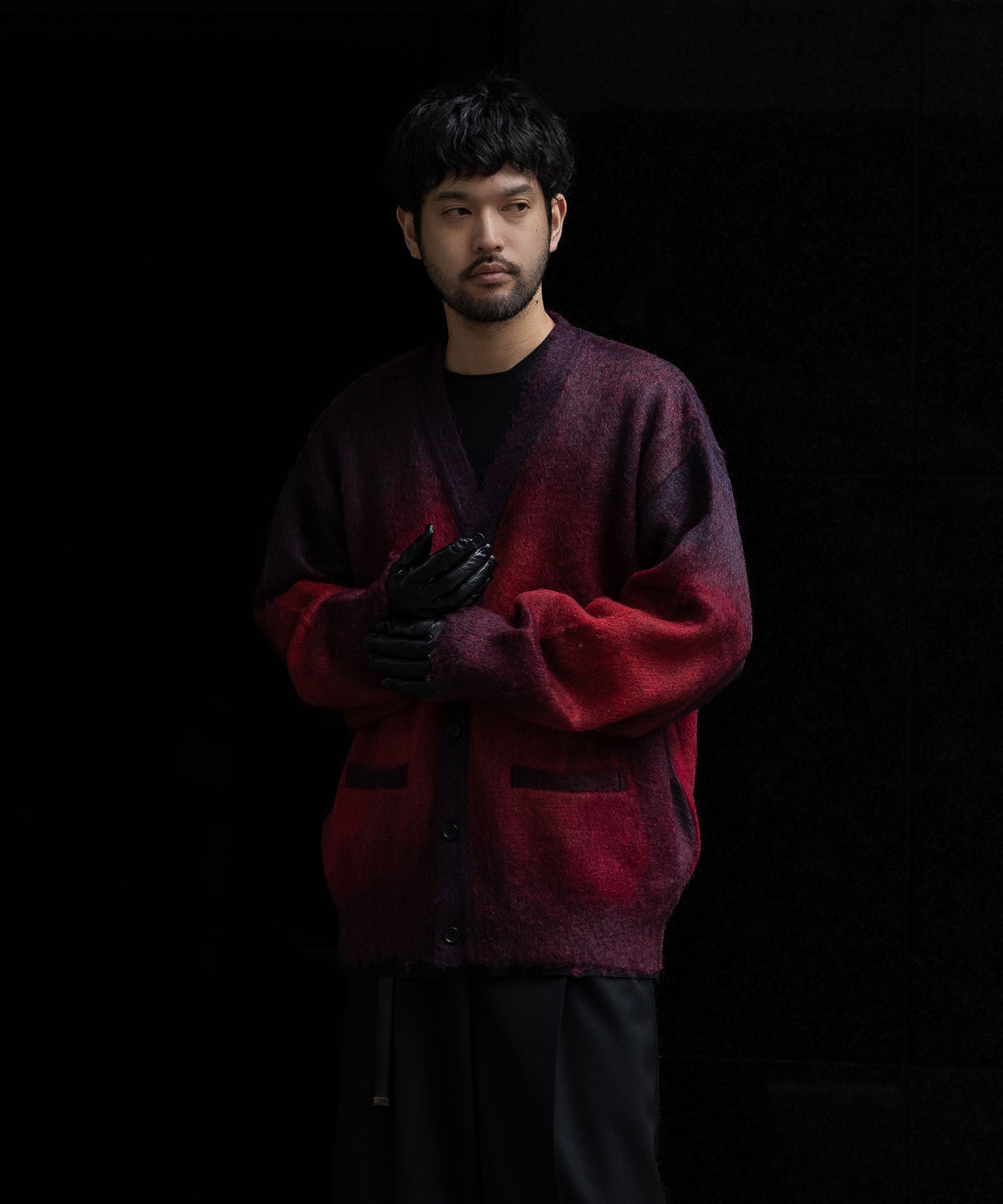 stein / シュタイン】GRADATION MOHAIR CARDIGAN - RED | 公式通販