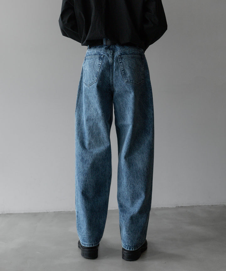 stein(シュタイン)の24SSコレクションCHEMICAL BLEACHED DENIM JEANSのINDIGO