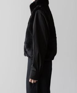 ssstein(シュタイン)の24AWコレクション ACRYLIC FUR VEST - BLACK 公式通販サイトsession福岡セレクトショップ