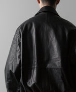 画像をギャラリービューアに読み込む, ssstein(シュタイン)の24AWコレクション LEATHER ZIP SHORT JACKET - BLACK 公式通販サイトsession福岡セレクトショップ
