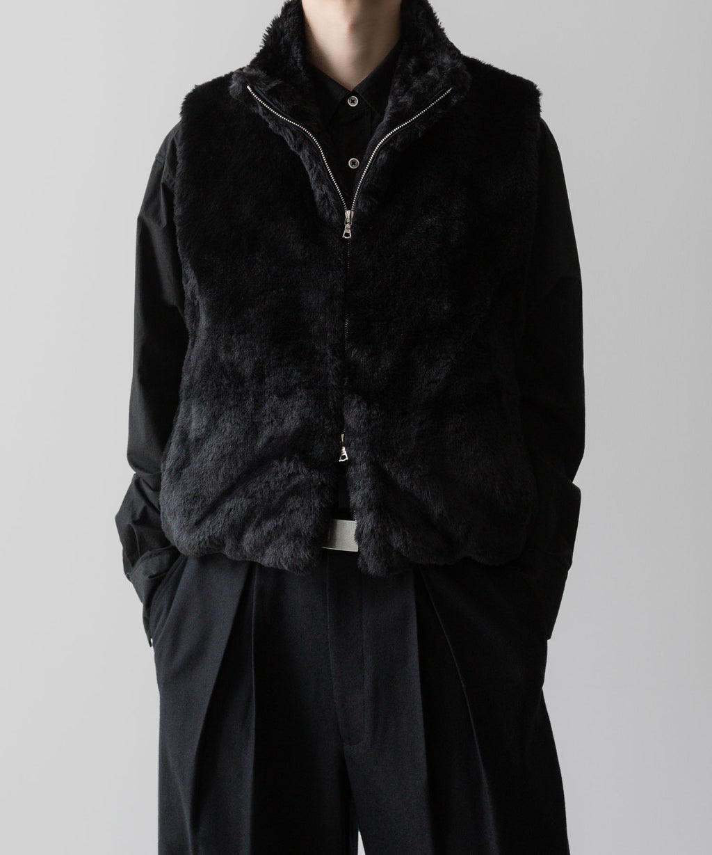 ssstein(シュタイン)の24AWコレクション ACRYLIC FUR VEST - BLACK 公式通販サイトsession福岡セレクトショップ