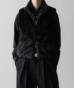 画像をギャラリービューアに読み込む, ssstein(シュタイン)の24AWコレクション ACRYLIC FUR VEST - BLACK 公式通販サイトsession福岡セレクトショップ
