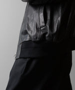 画像をギャラリービューアに読み込む, ssstein(シュタイン)の24AWコレクション LEATHER ZIP SHORT JACKET - BLACK 公式通販サイトsession福岡セレクトショップ
