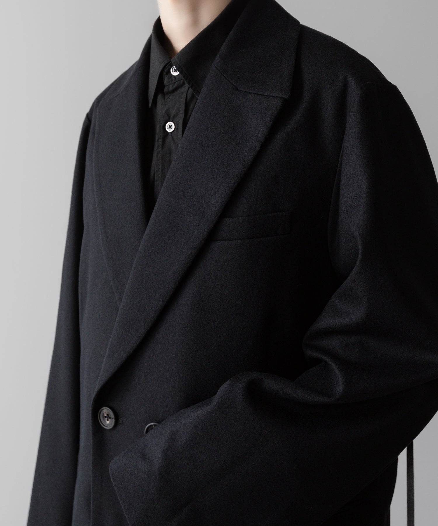 ssstein(シュタイン)の24AWコレクション OVERSIZED PEAK LAPEL JACKET - BLACK 公式通販サイトsession福岡セレクトショップ