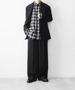 画像をギャラリービューアに読み込む, ssstein(シュタイン)のCOTTON VISCOSE OVERSIZED LS SHIRT - BLACK OMBREの公式通販サイトsession福岡セレクトショップ
